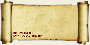 Anđela Čakaranović vizit kartica